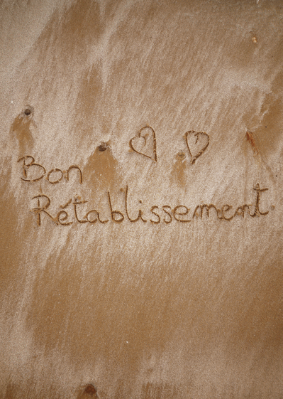Bon retablissement dans le sable